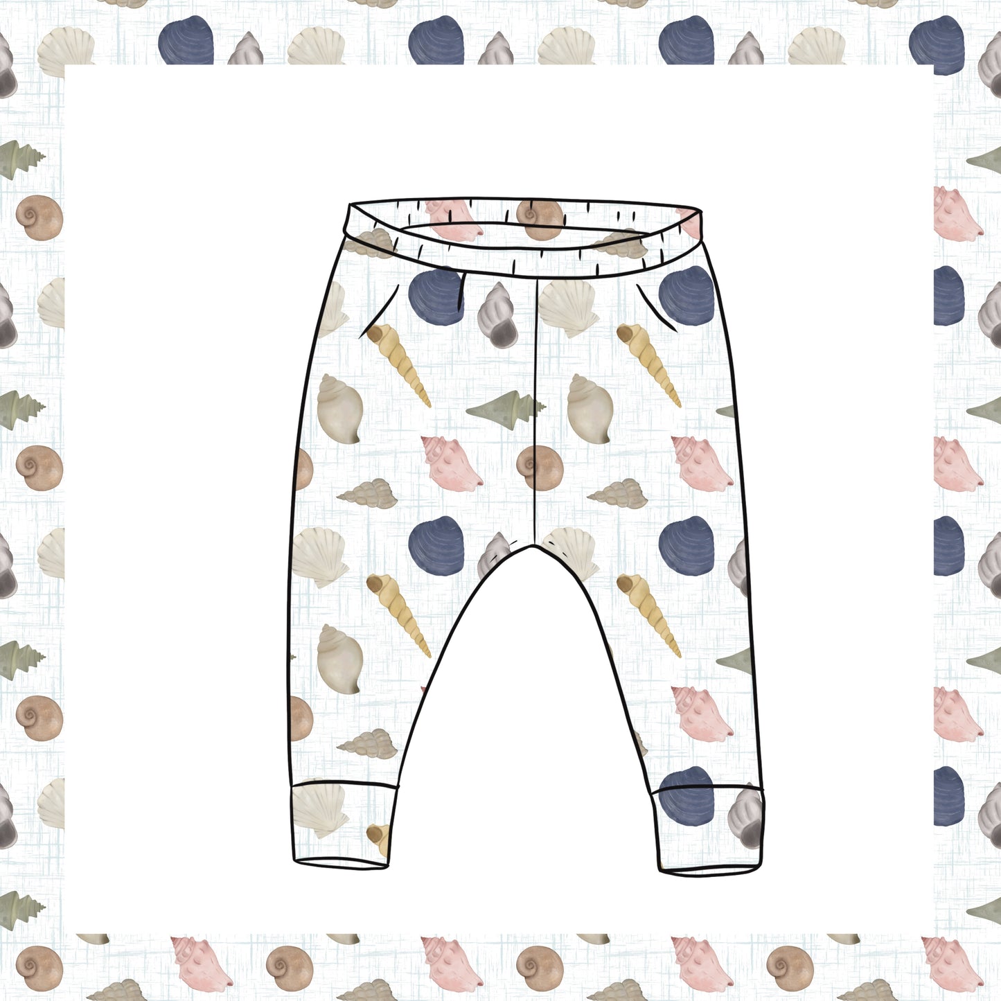 Leggings | Nature Inspired | Seashells