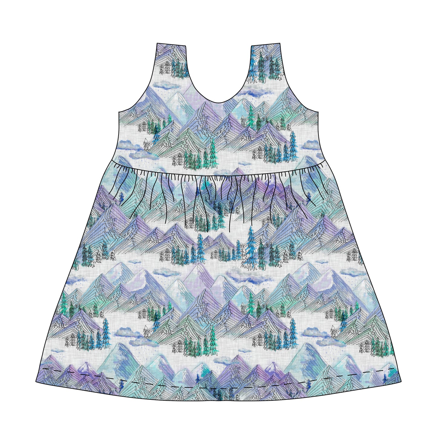 Napa Dress | Mountains | Winter