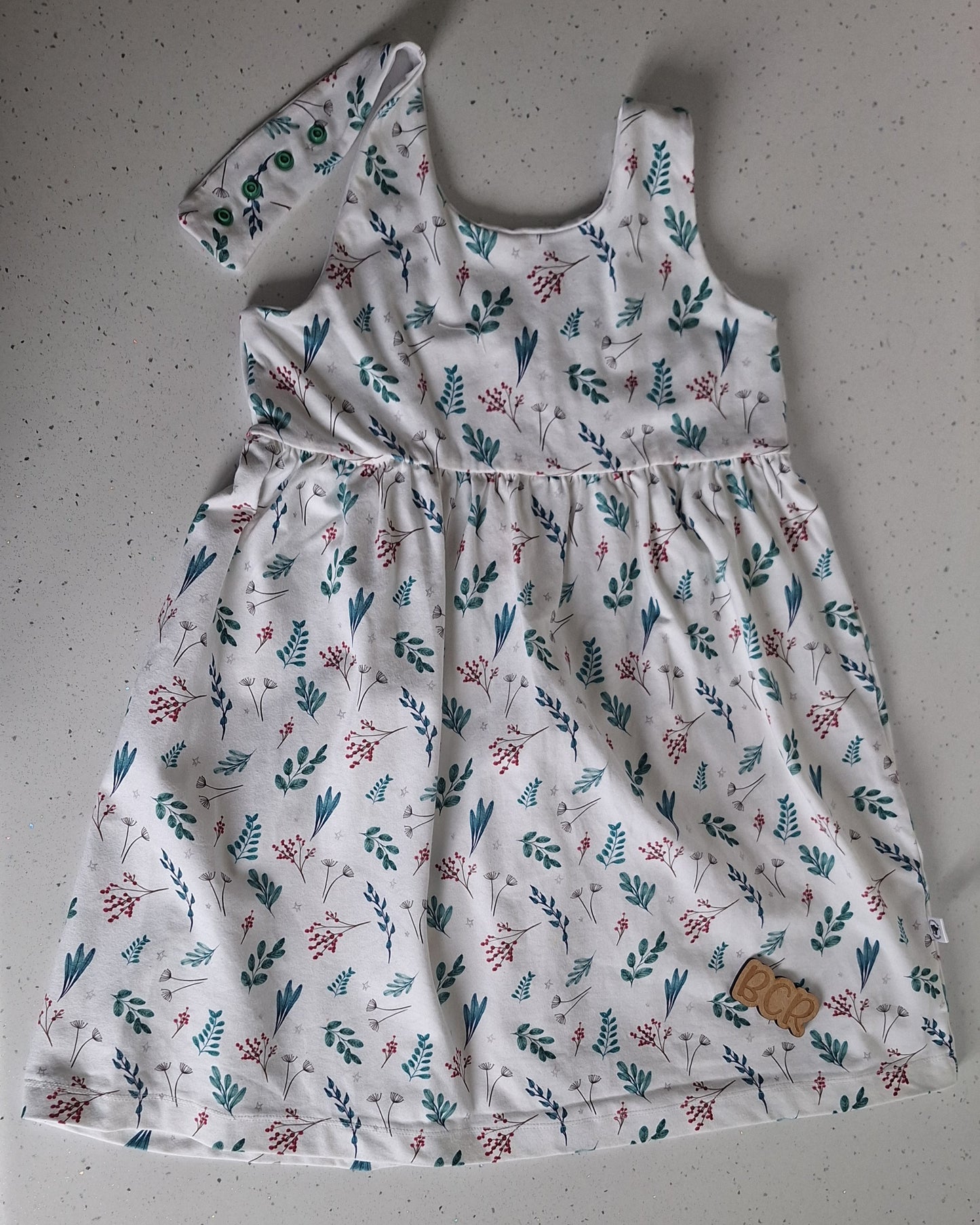 EUC 6-7y Long Lasting Dess - BCR Handmade Organic Clothing