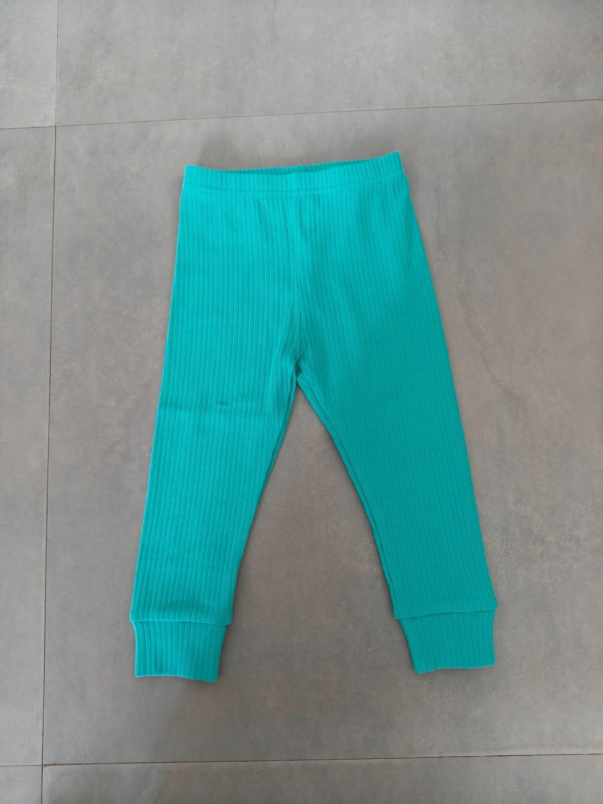 PREORDER Teal Leggings | Organic Cotton Leggings - BCR Handmade Organic Clothing
