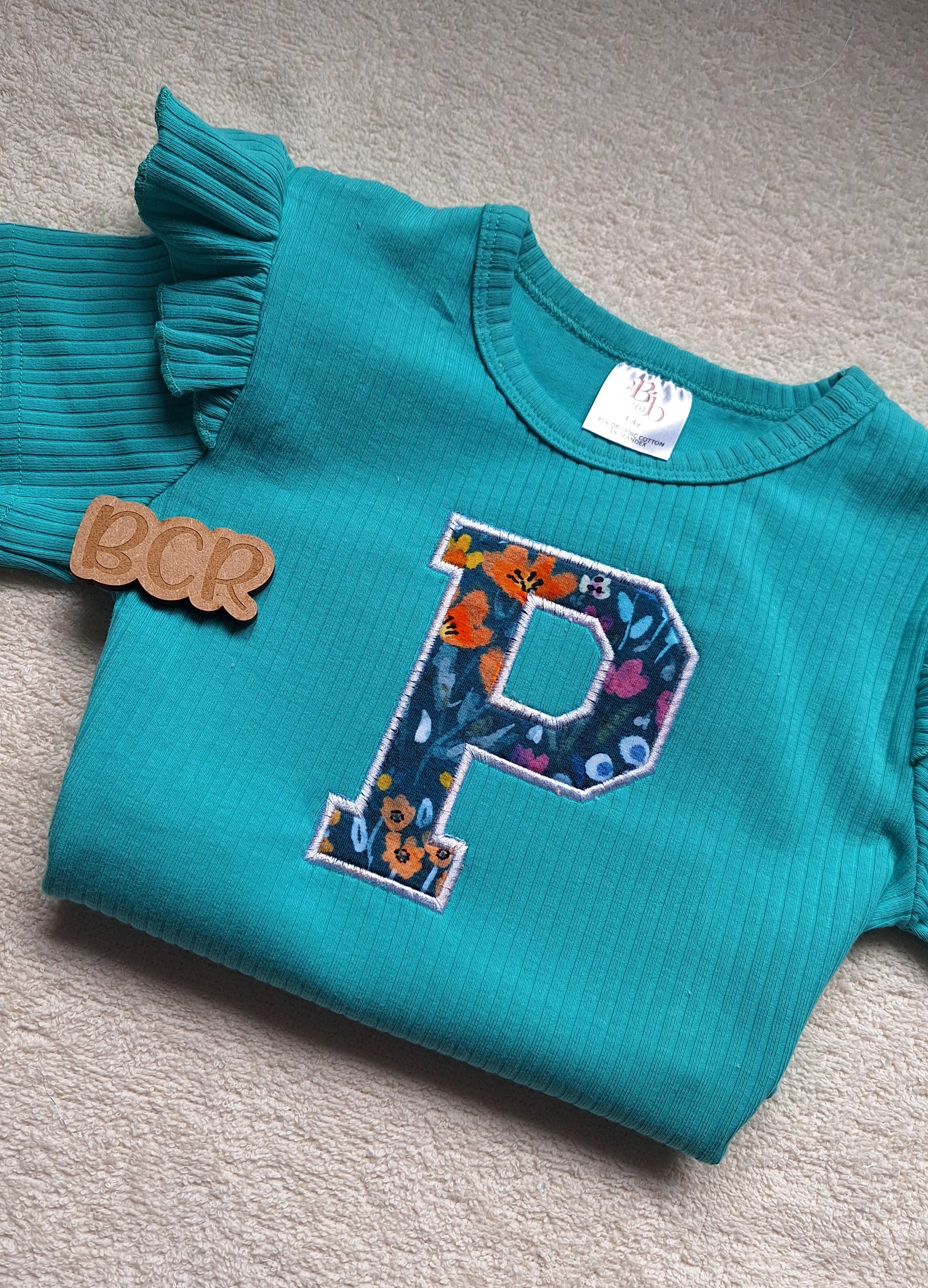 Lucky Dip Inital Top - BCR Handmade Organic Clothing