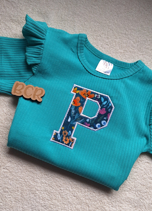 Lucky Dip Inital Top - BCR Handmade Organic Clothing