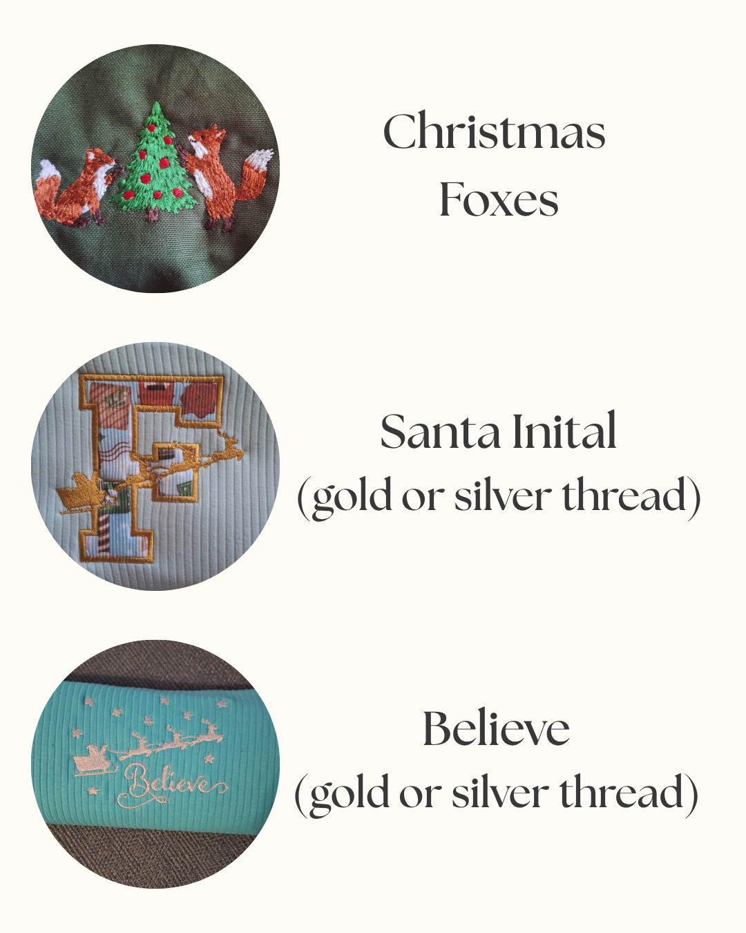 PREORDER Items | Belle & Bea Basics Organic Cotton | Embroidered Christmas Childrens Clothes - BCR Handmade Organic Clothing