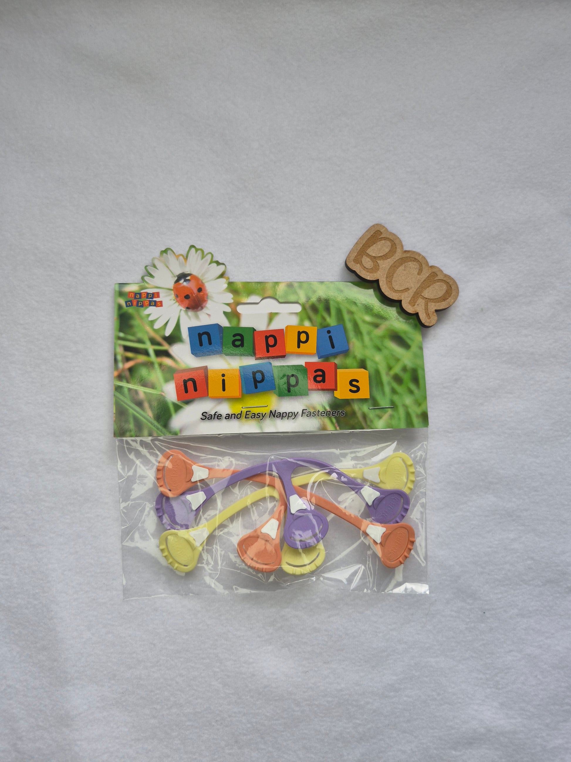 Nappi Nippas Purple/Peach/Lemon - BCR Handmade Organic Clothing