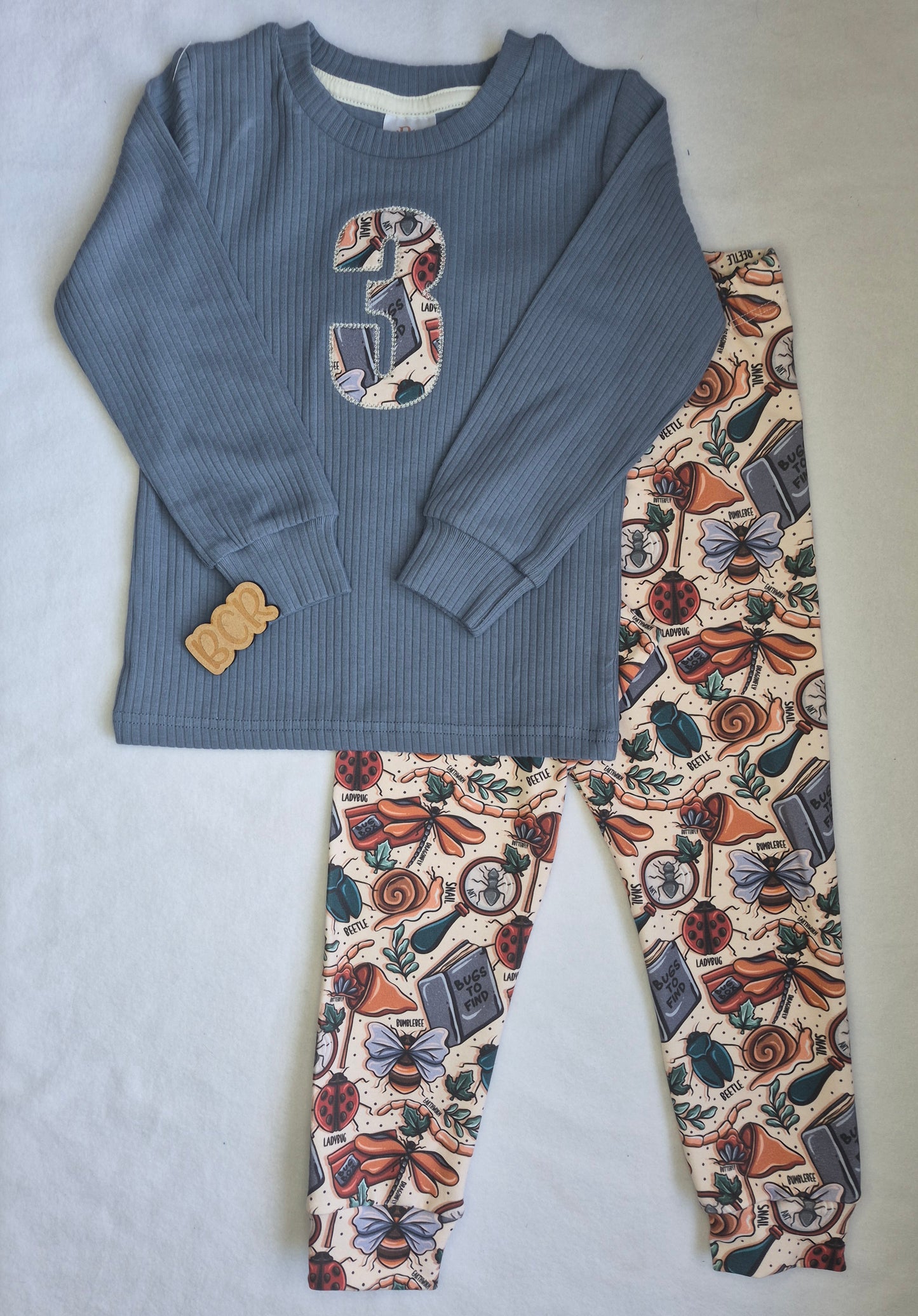 Birthday Embroidery - BCR Handmade Organic Clothing