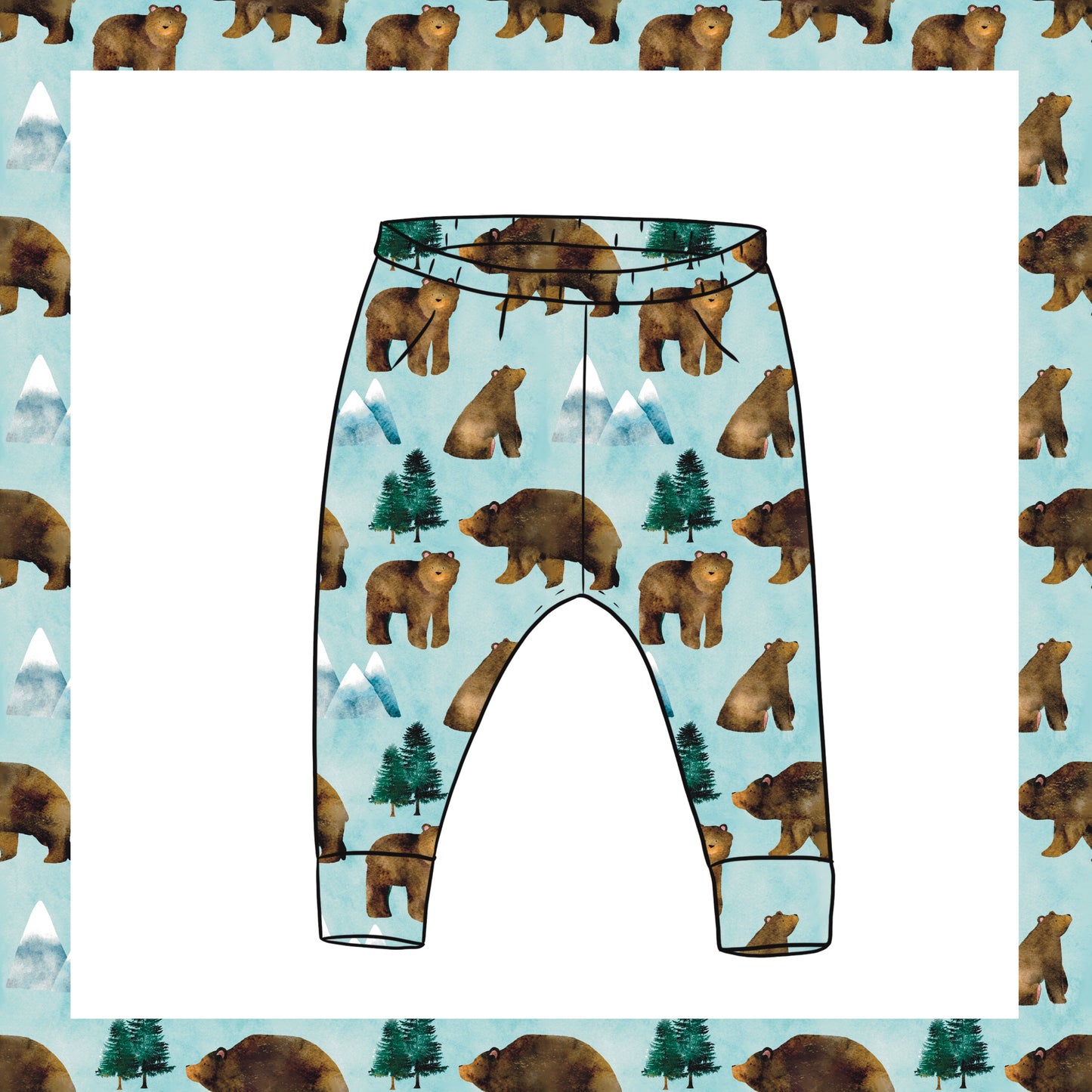 Leggings | Animals | Mountain Bear