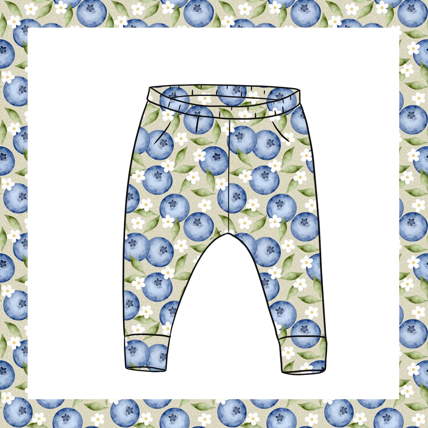 Leggings | Fruit & Vegetables | Blueberries