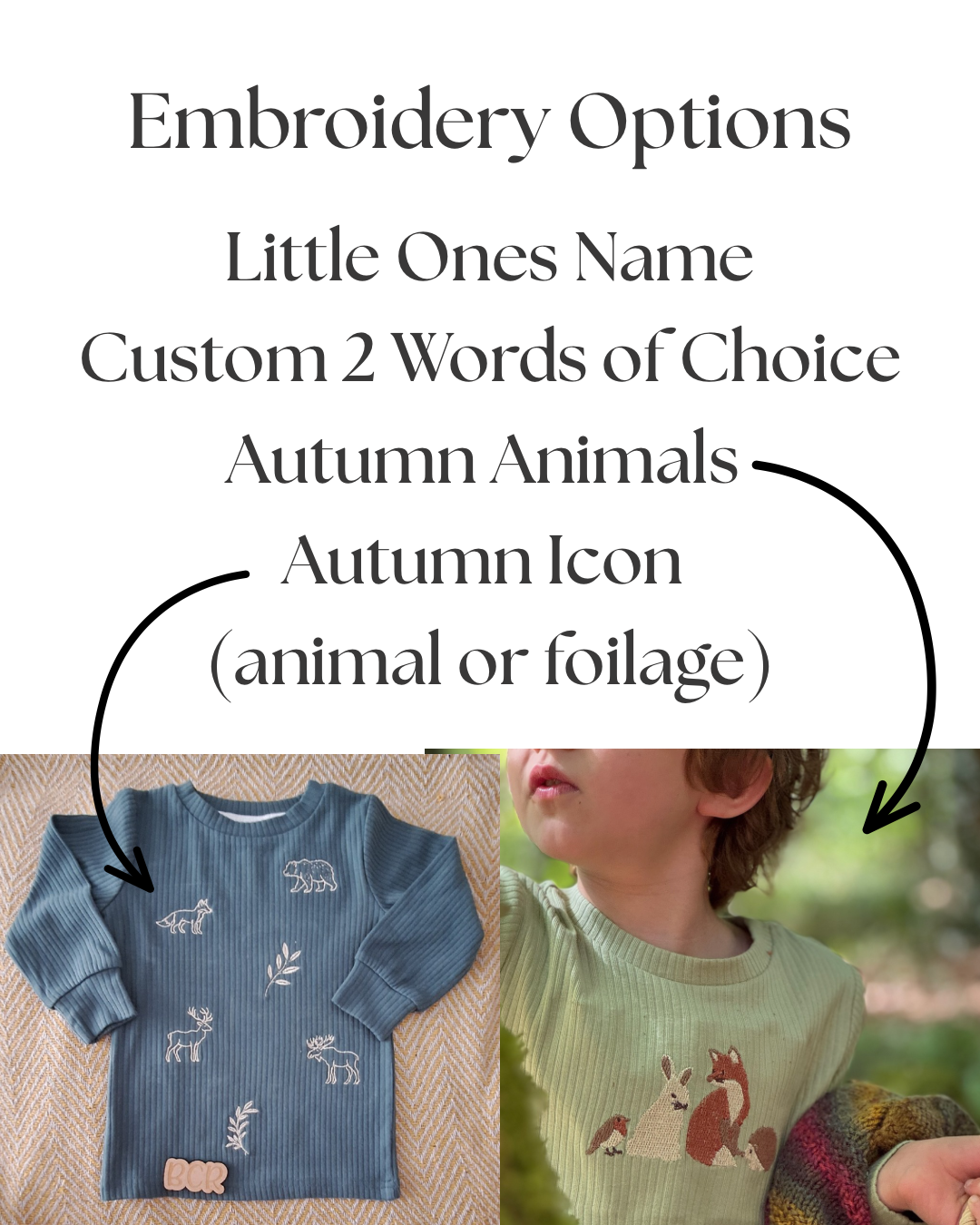 Organic Cotton Embroidered Hat | Baby, Toddler & Children’s Beanie - BCR Handmade Organic Clothing
