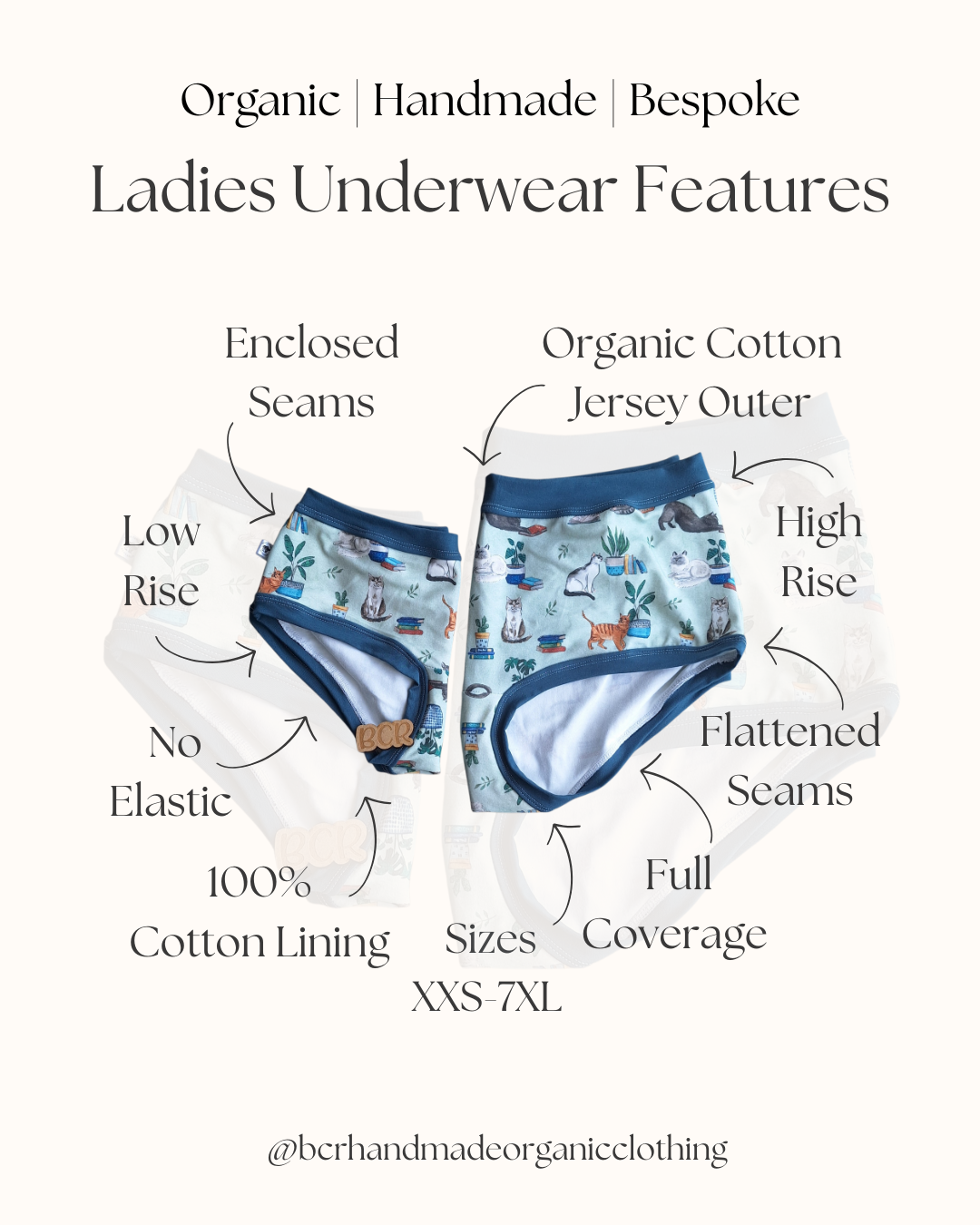 BCR Adult Underwear Subscription - BCR Handmade Organic Clothing