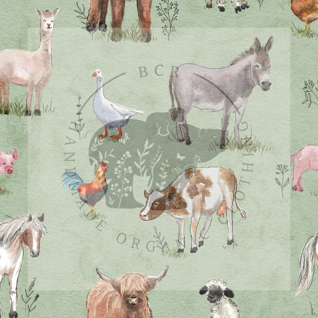 on the farm one metre challenge handmade organic baby clothes UK