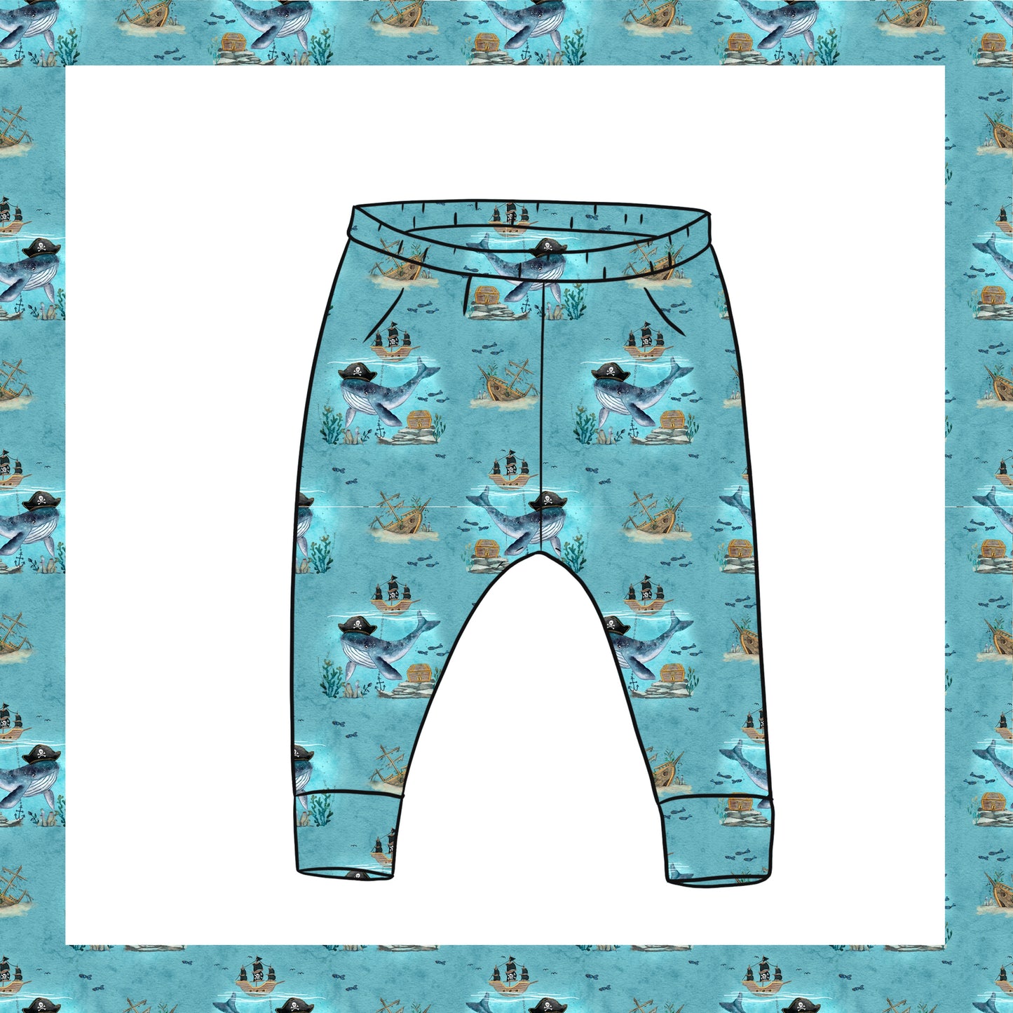 Leggings | Fun & Whimsical | Pirates Treasure