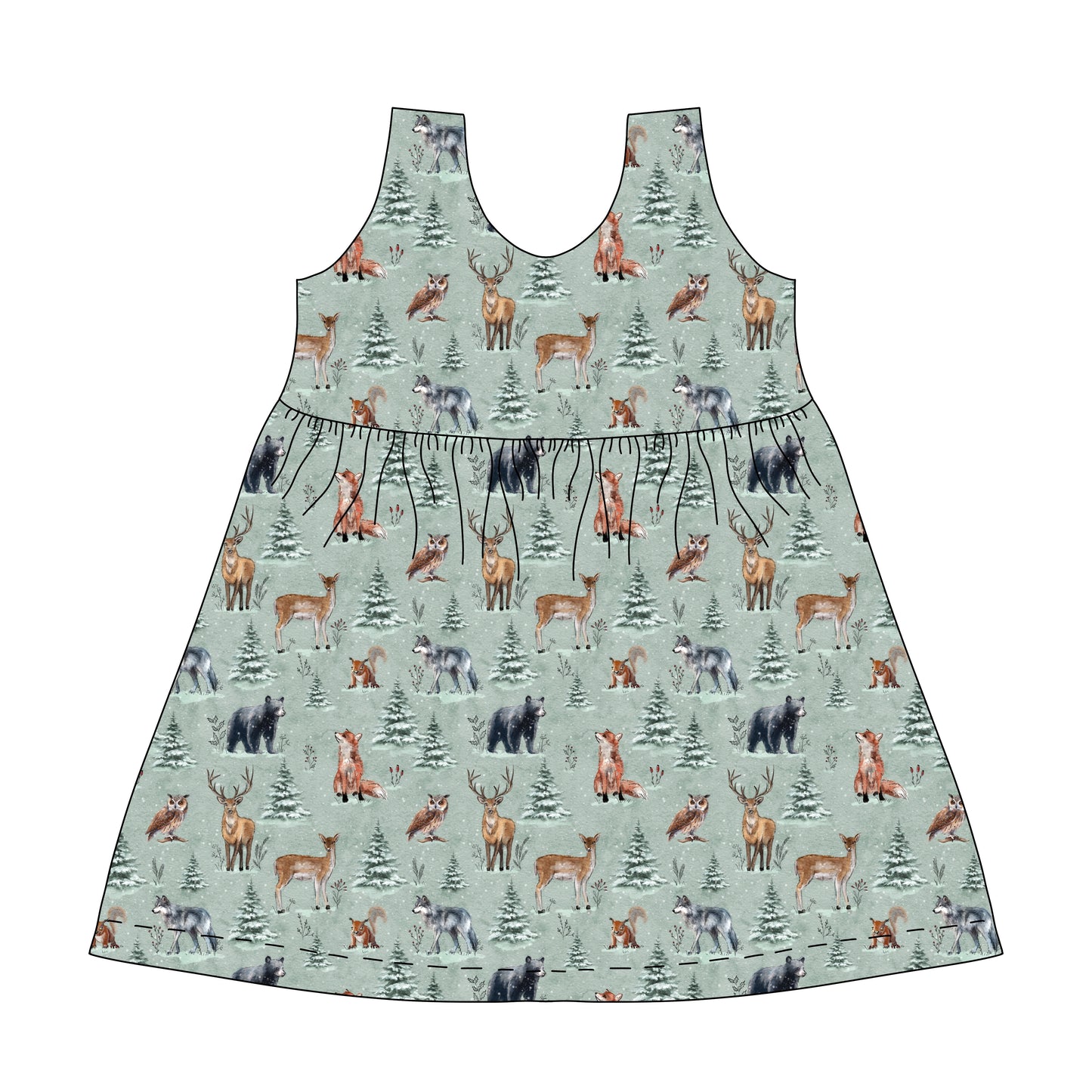 Napa Dress | Winter Animals | Winter