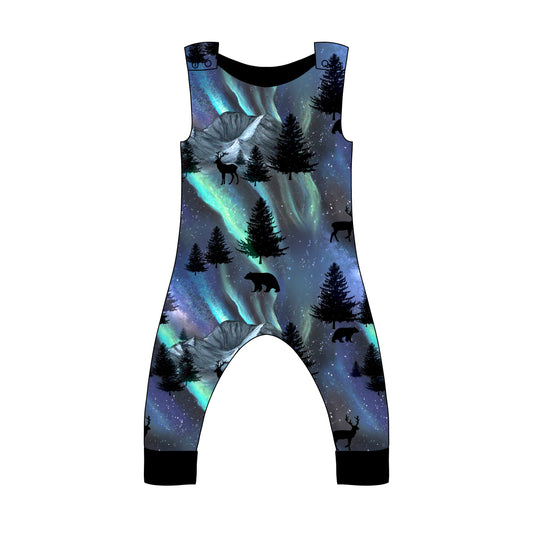 Long Romper | Aurora Borealis | Winter