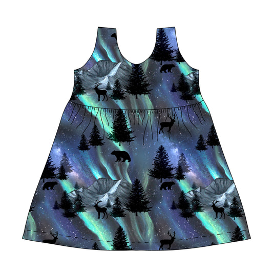 Napa Dress | Aurora Borealis | Winter