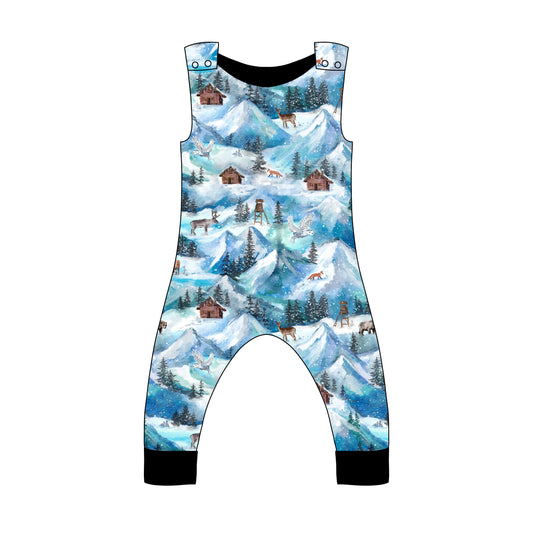 Long Romper | Winter Mountains | Winter