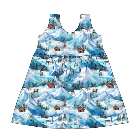 Napa Dress | Winter Mountains | Winter