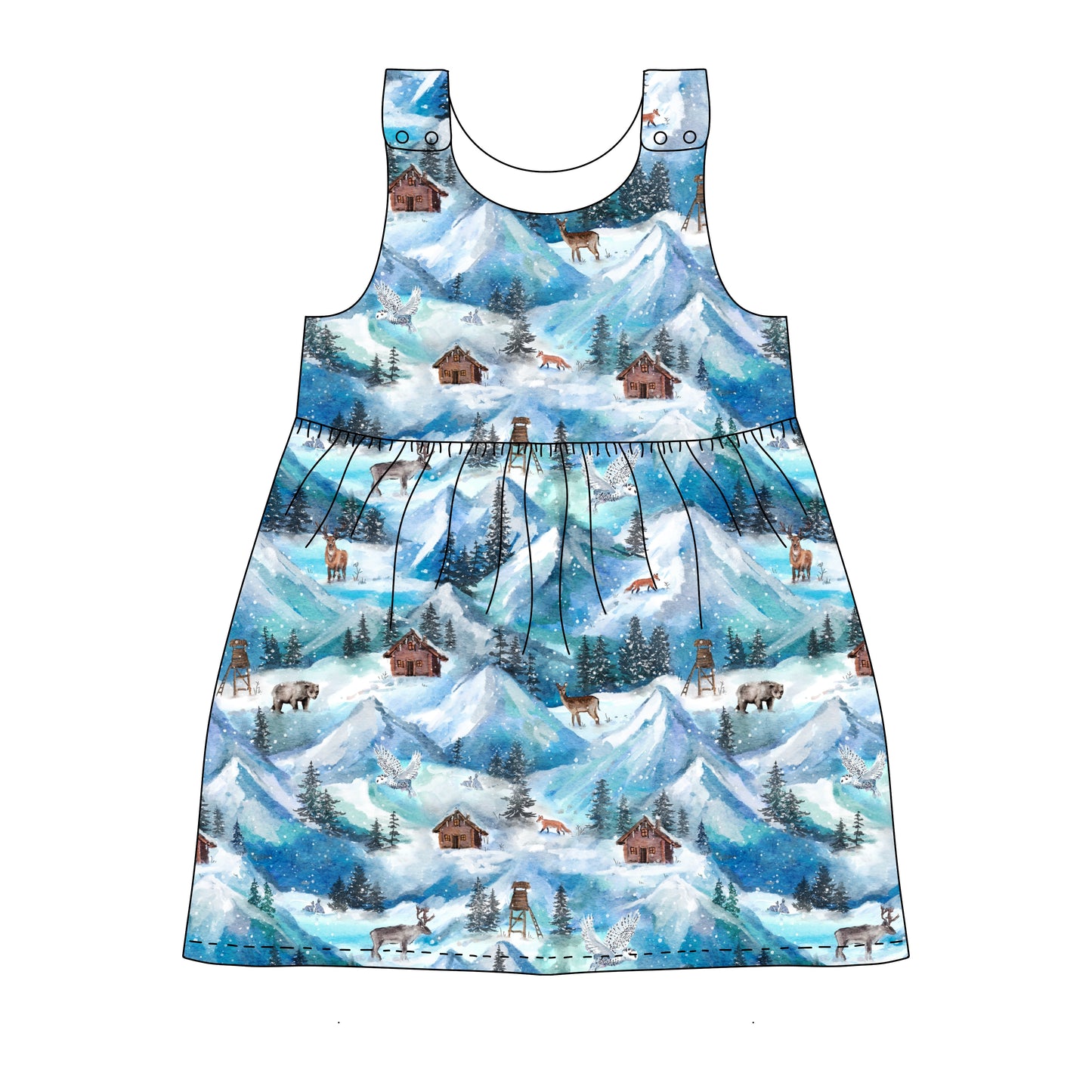 Dress | Winter Mountains | Winter