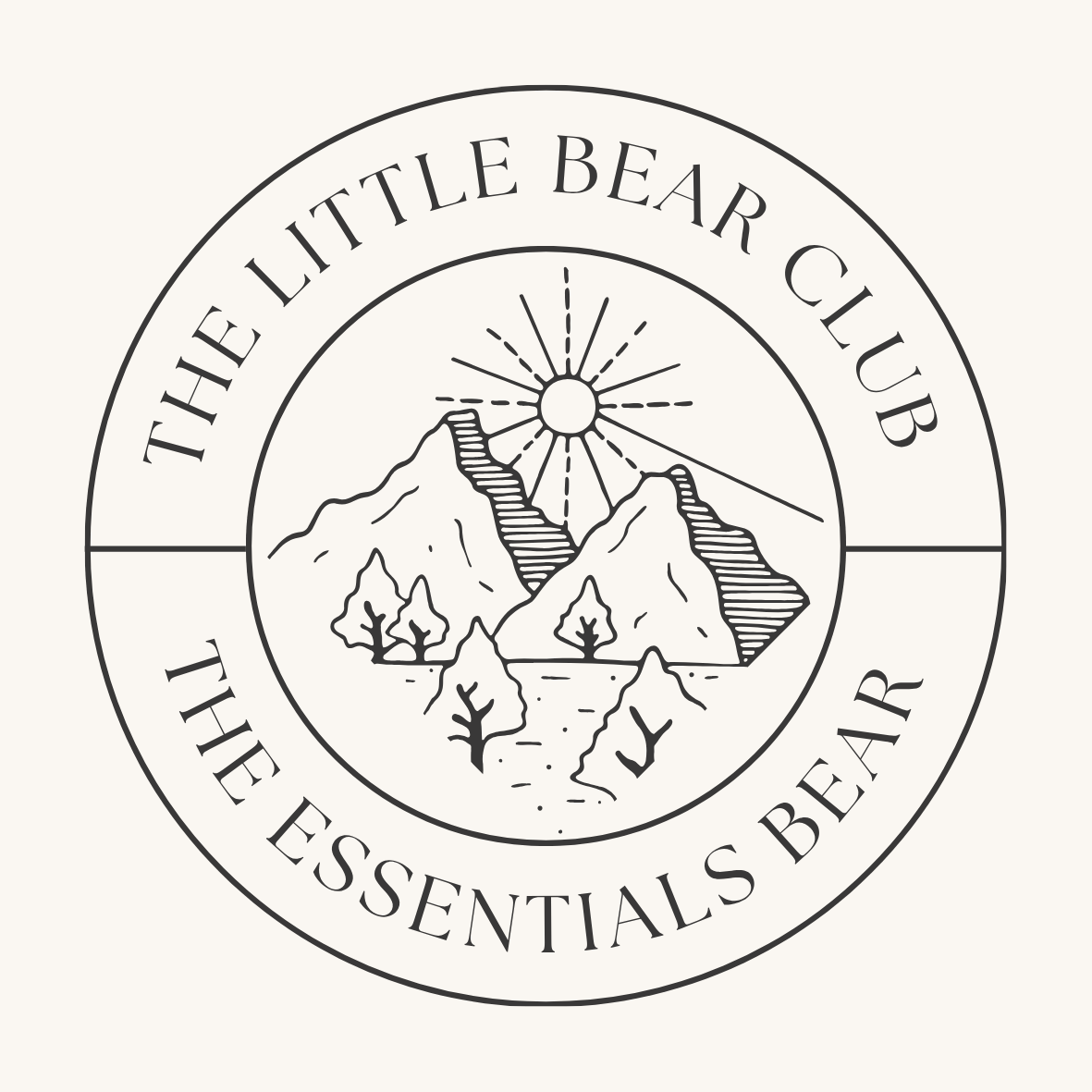 the little bear club organic handmade baby and childrens clothing subscription logo