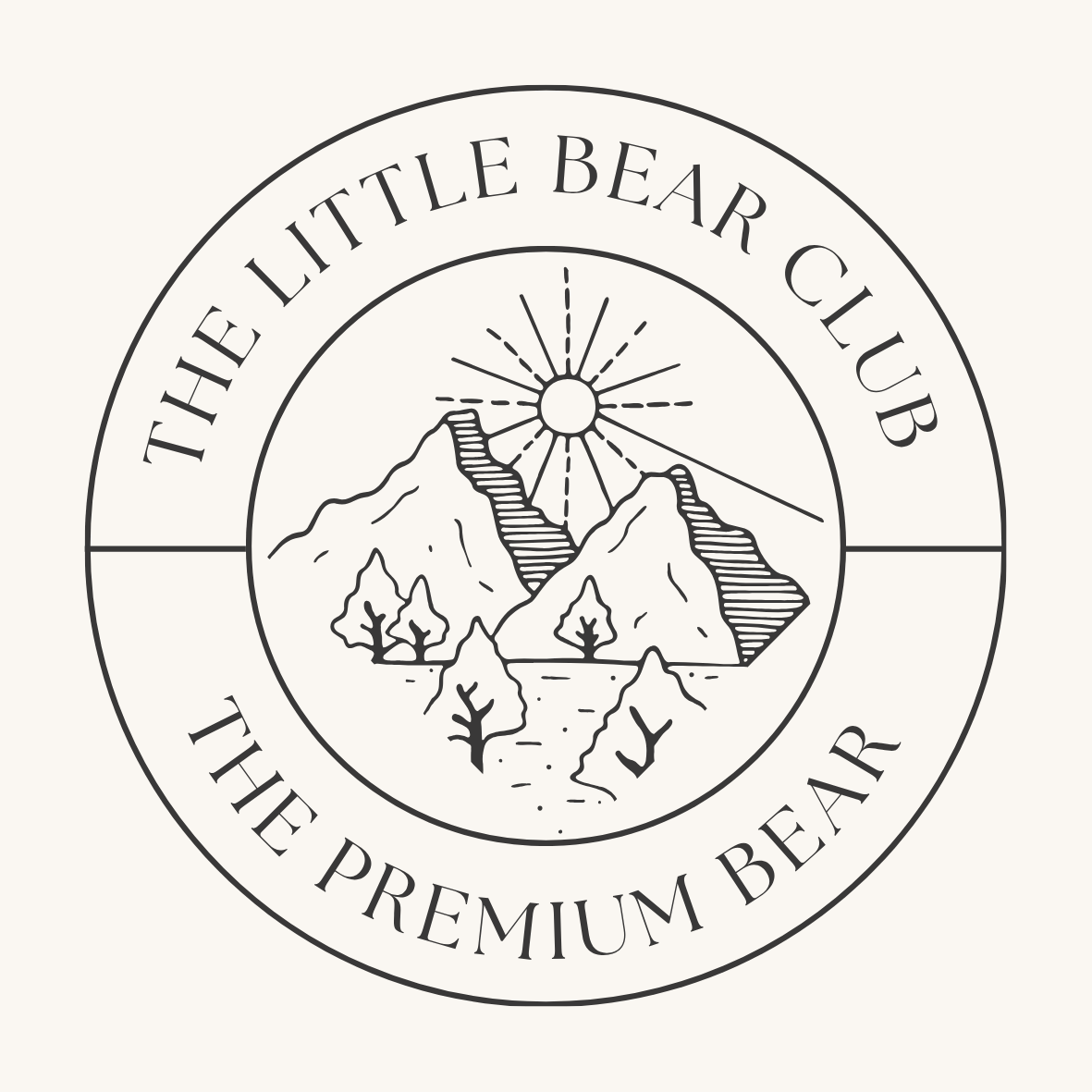 the little bear club organic handmade baby and childrens clothing subscription logo