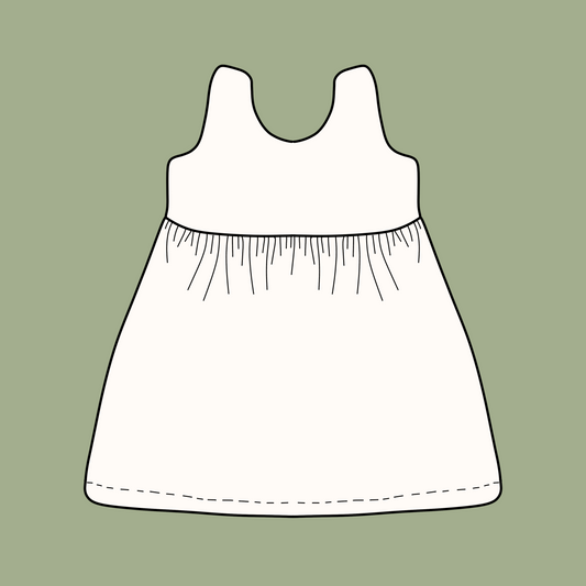 Organic Napa Dress | Handmade Baby & Toddler Clothing - BCR Handmade Organic Clothing