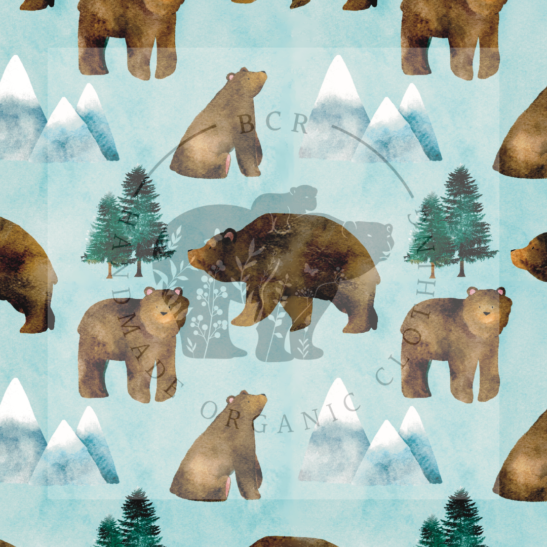 handmade organic baby clothes uk mountain bear