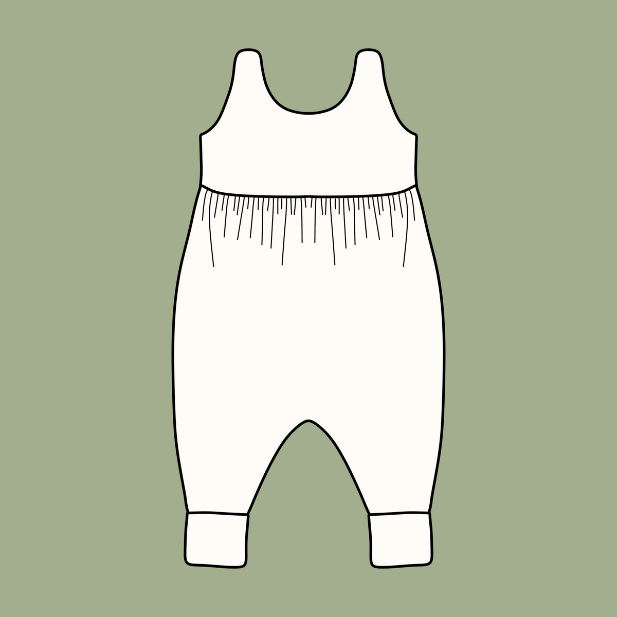 Organic Napa Rompers | Handmade Baby & Toddler Clothing - BCR Handmade Organic Clothing