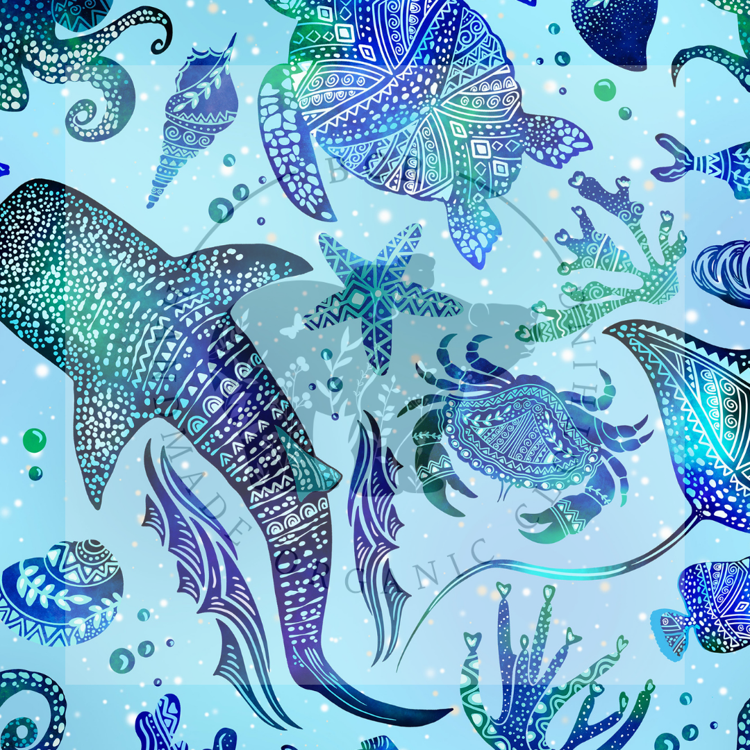 organic cotton handmade baby clothes UK under the sea