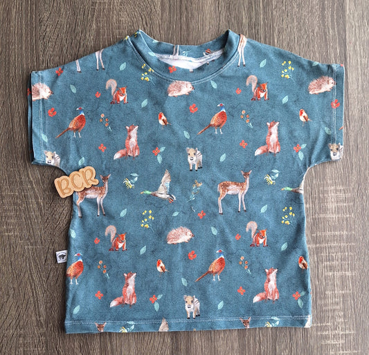 EUC 3-4y Boxy Tee