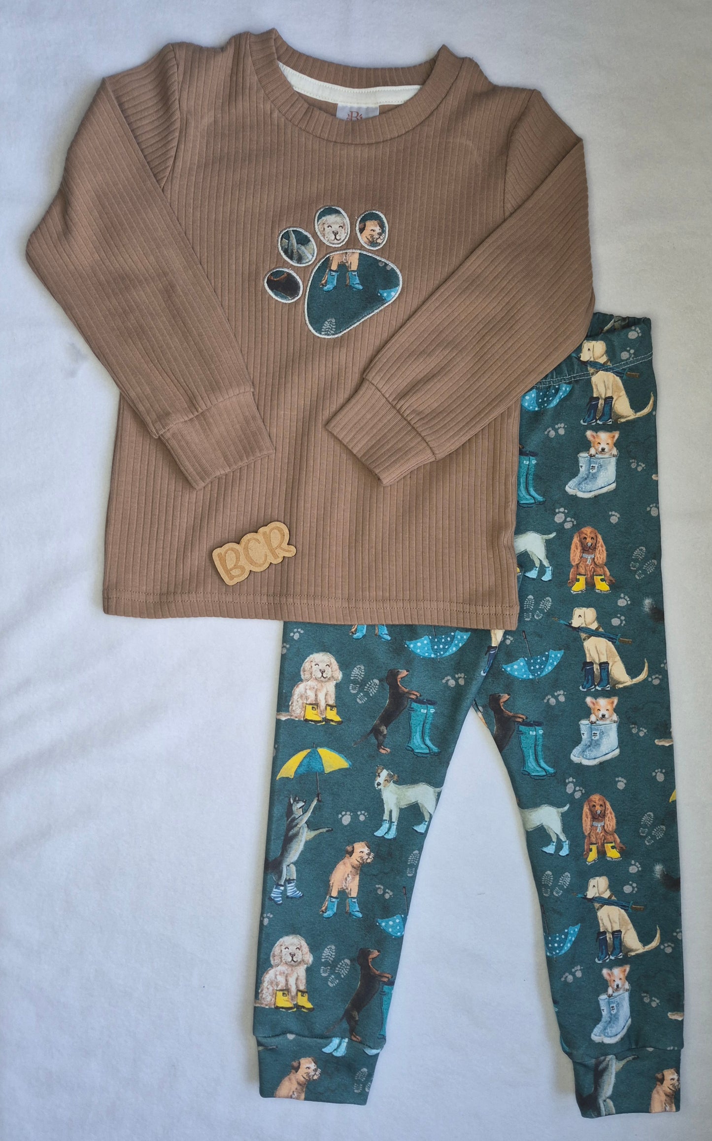 Paw Print Embroidery - BCR Handmade Organic Clothing