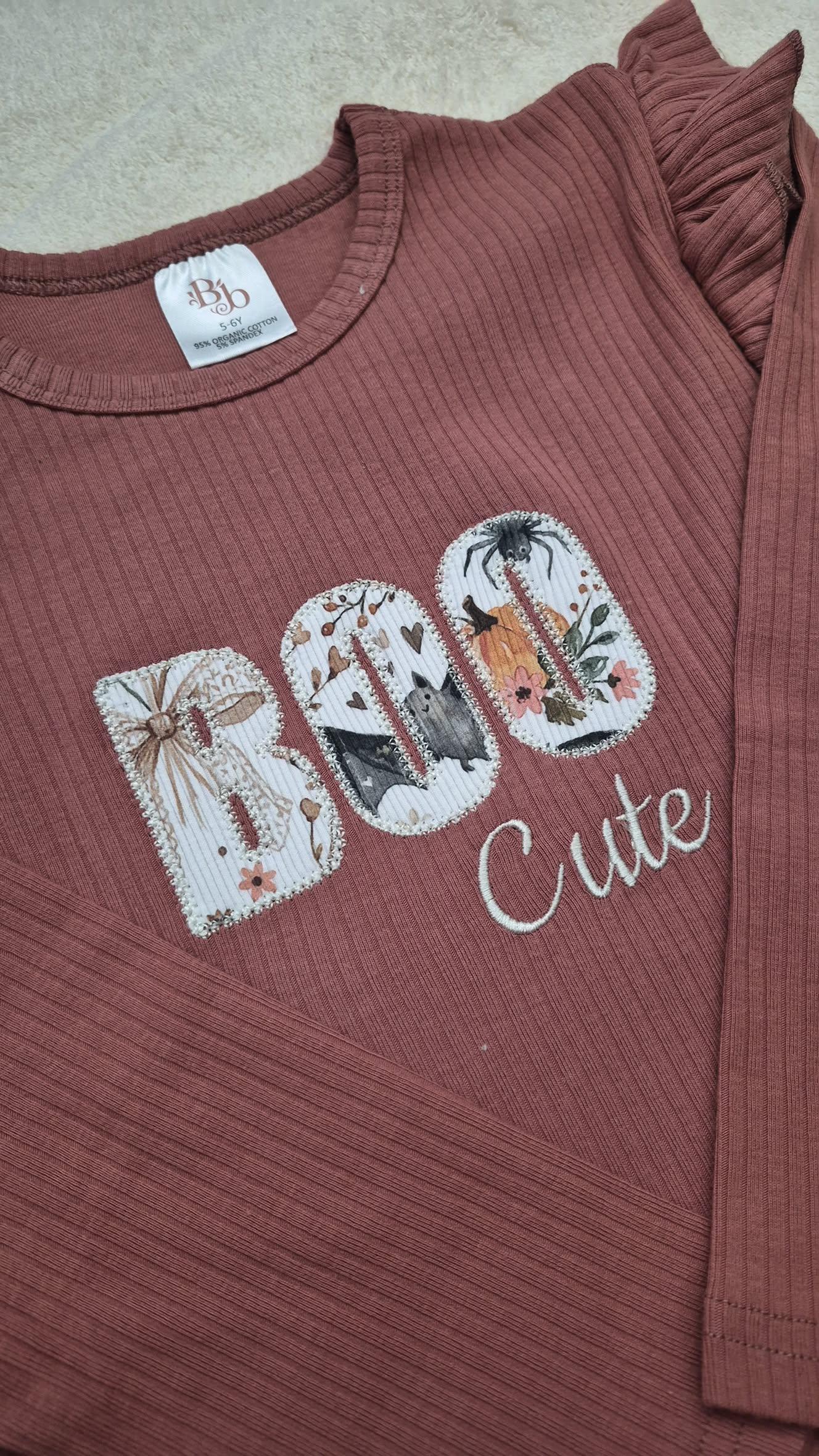 Autumn Embroidery | Rust Belle & Bea Basics | Organic Cotton