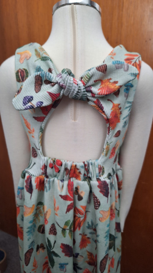 Organic Bow Back Dress | Handmade Baby & Toddler Clothing