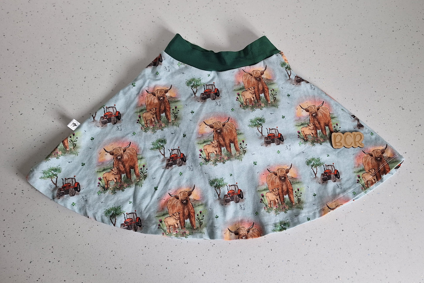 EUC 18-24m Skirted Bummies - BCR Handmade Organic Clothing