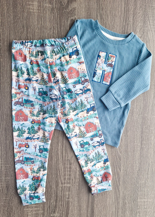 Christmas Leggings | Christmas Tree Farm