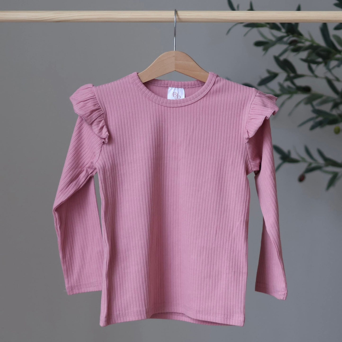 Raspberry Frill Belle & Bea Basics - BCR Handmade Organic Clothing